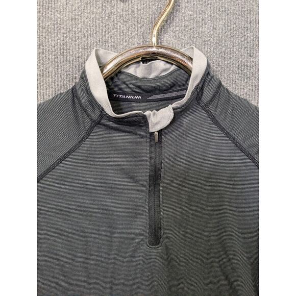 Columbia Titanium Pullover Womens Medium 1/4 Zip Mock Neck Lightweight Black - Picture 4 of 12